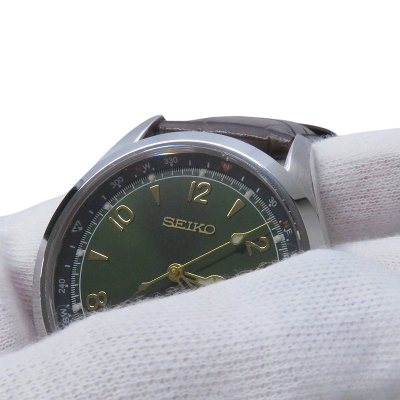 セイコー アルピニスト SARB017 SEIKO 腕時計 グリーン文字盤