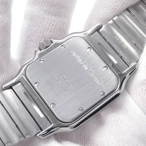 カルティエ サントスガルベ LM W20011C4 Cartier 腕時計 アイボリー文字盤