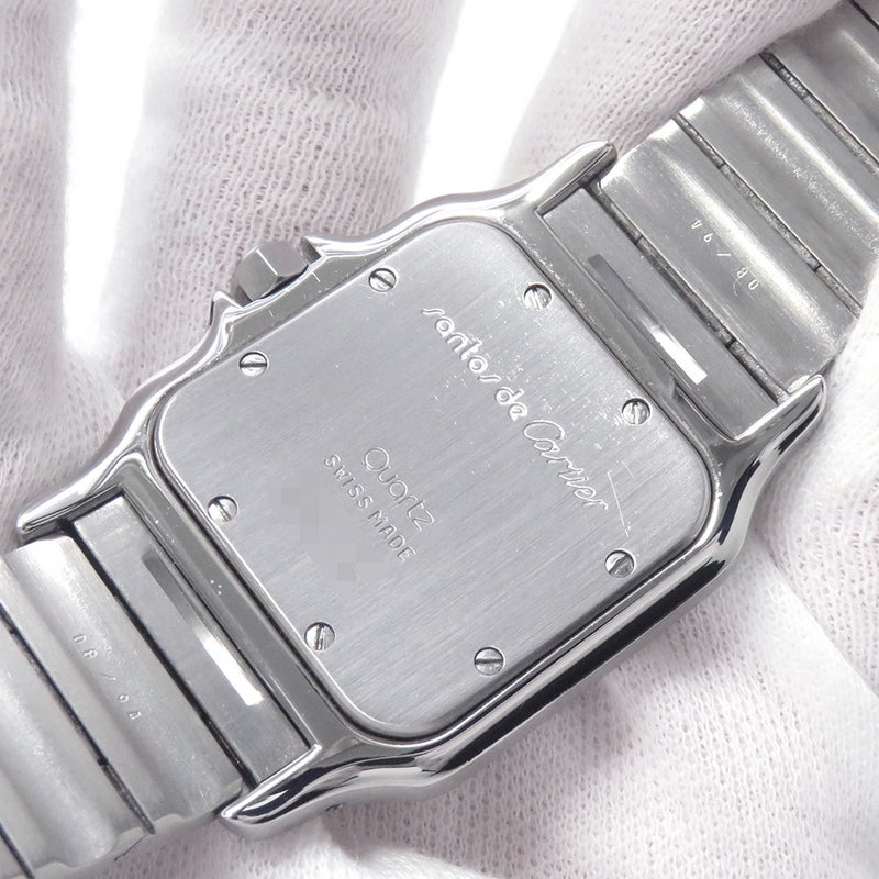 カルティエ サントスガルベ LM W20011C4 Cartier 腕時計 アイボリー文字盤