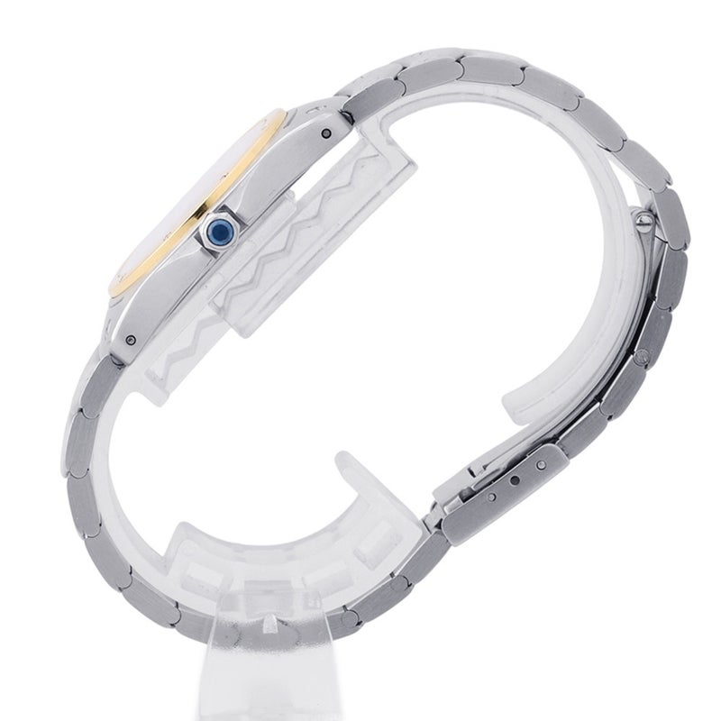 カルティエ サントスロンド MM W20037R3 Cartier 腕時計 アイボリー文字盤