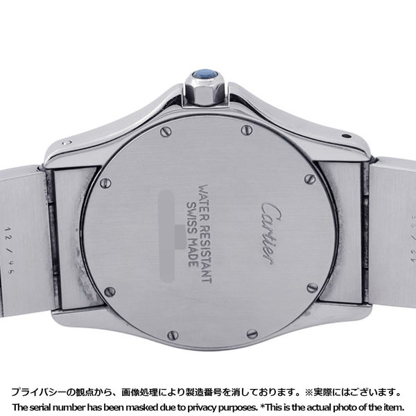 カルティエ サントスロンド MM W20037R3 Cartier 腕時計 アイボリー文字盤