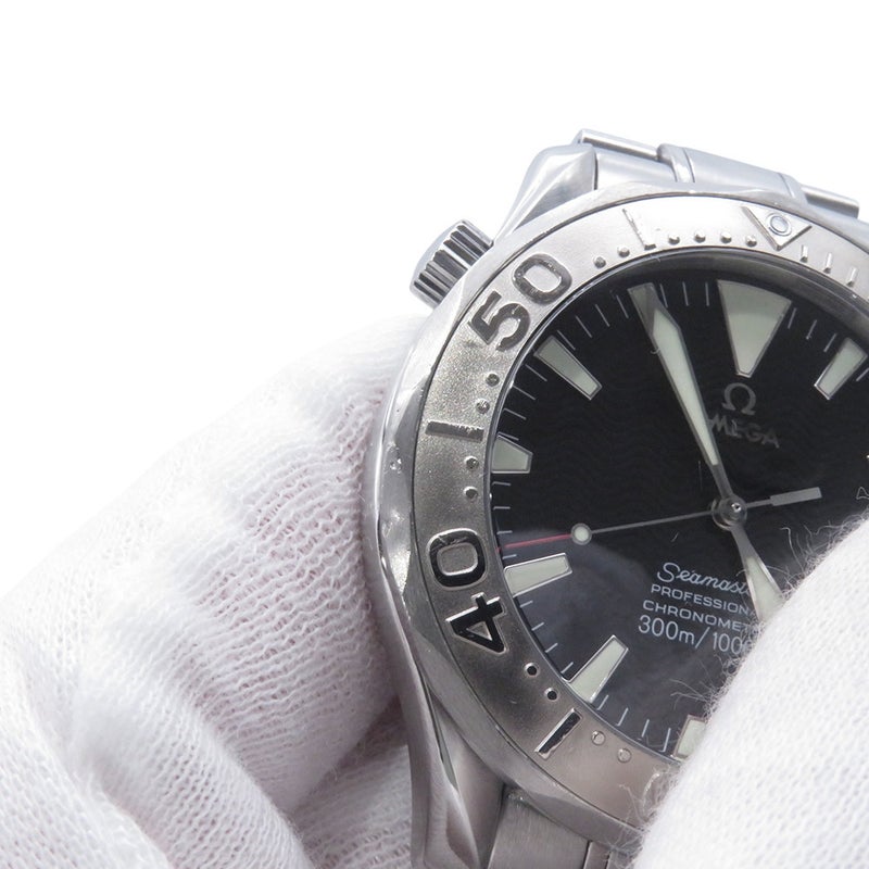 オメガ シーマスター 300M プロフェッショナル 2230.50 OMEGA 腕時計 黒文字盤