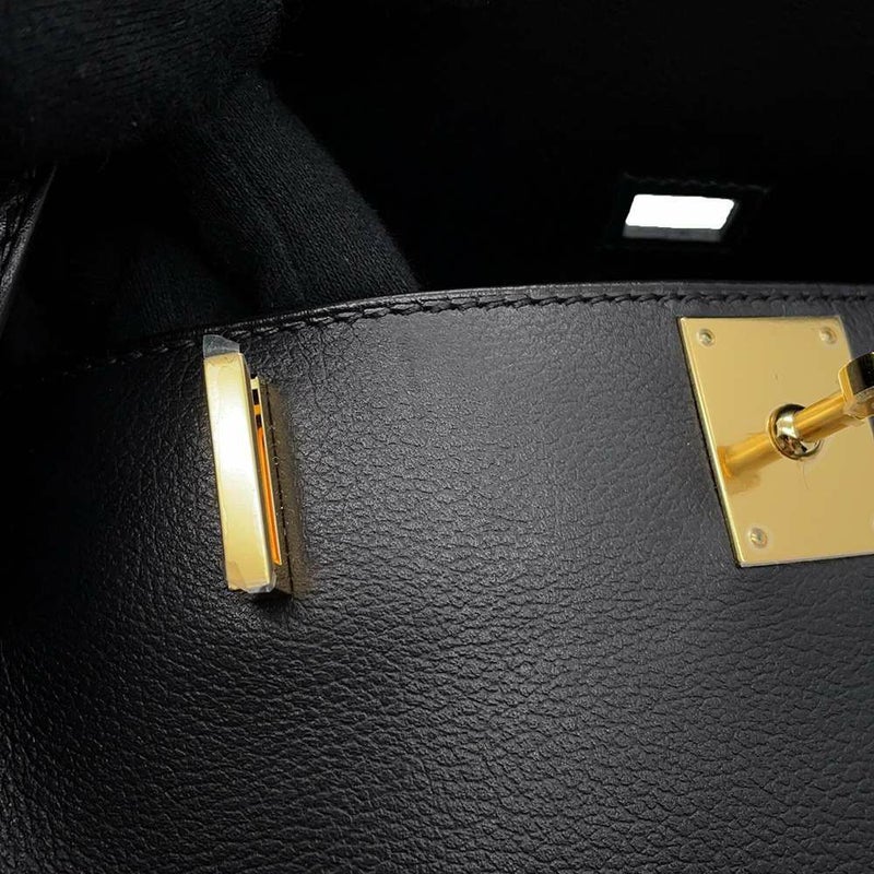 エルメス ジプシエール ミニ ブラック/ゴールド金具 エバーカラー B刻印 HERMES バッグ 黒