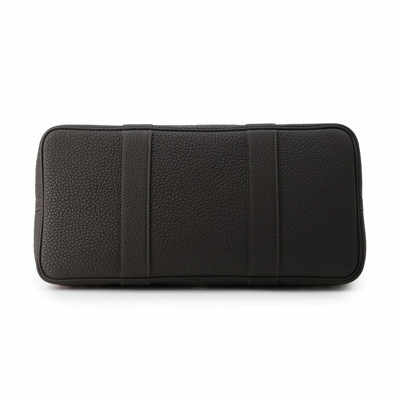 エルメス ガーデンパーティPM タータン・スクエア エクリュ/エベンヌ/シルバー金具 トワルアッシュ/ネゴンダ W刻印