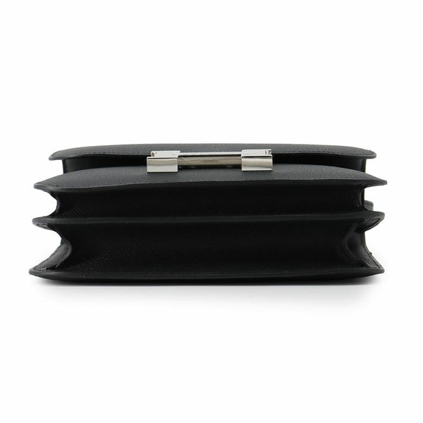 エルメス ミニ コンスタンス3 ミロワール ブラック/シルバー金具 エプソン W刻印 黒