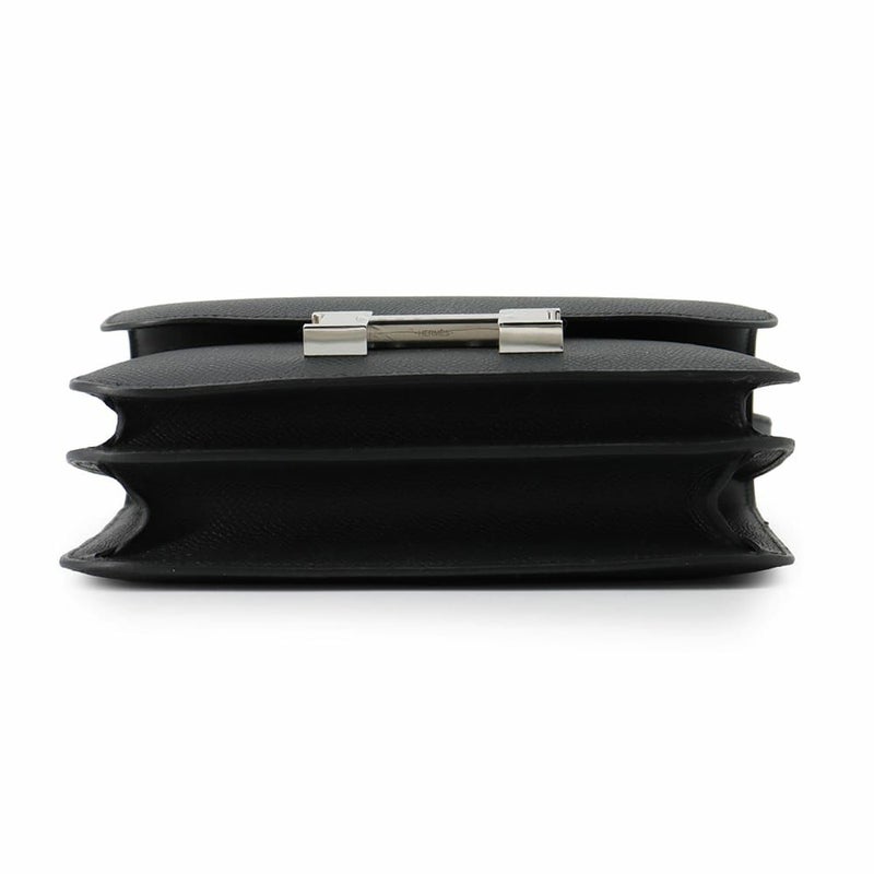 エルメス ミニ コンスタンス3 ミロワール ブラック/シルバー金具 エプソン W刻印 黒