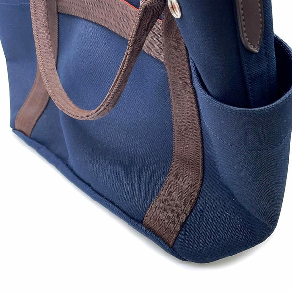 エルメス サックドパンサージュ グルーム SAC DE PANSAGE GROOM ネイビー/フー A刻印 2wayショルダーバッグ