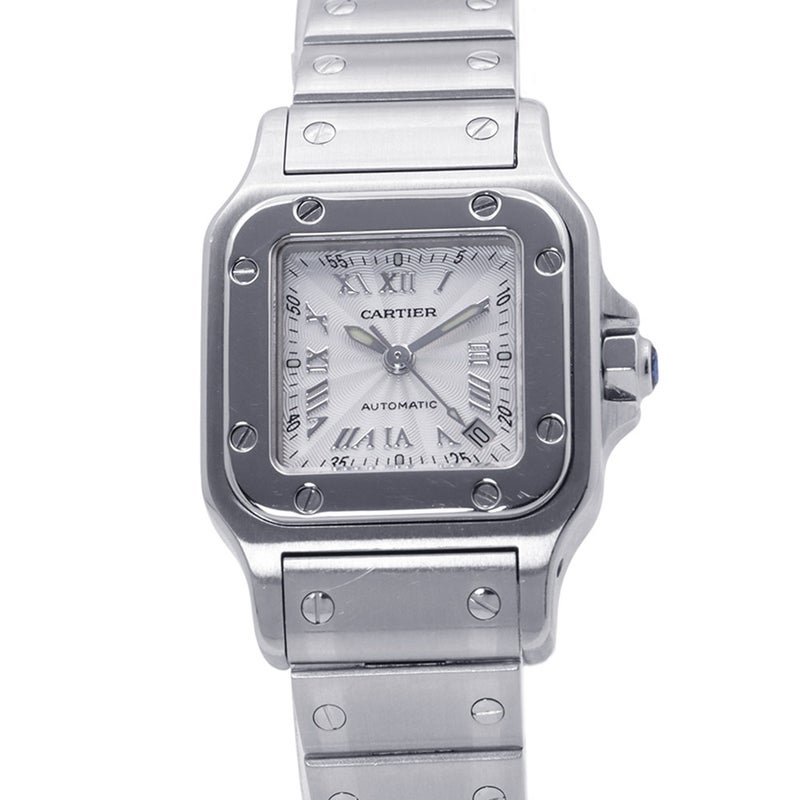 カルティエ サントスガルベ SM W20044D6 20周年限定 Cartier 腕時計 シルバー文字盤