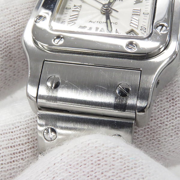 カルティエ サントスガルベ SM W20044D6 20周年限定 Cartier 腕時計 シルバー文字盤