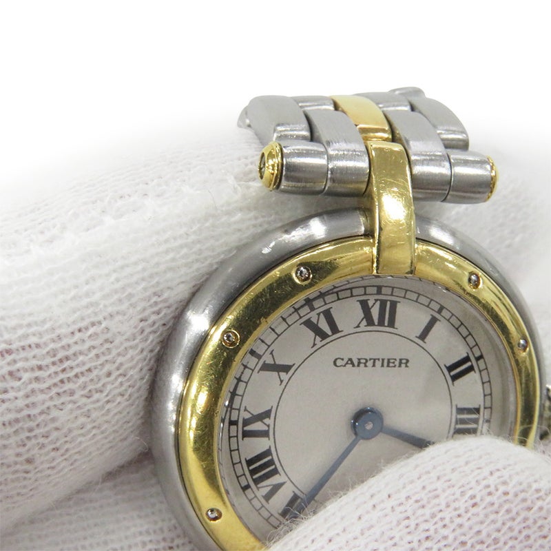 カルティエ パンテール ヴァンドーム 1ロウ SM 84084242 Cartier 腕時計 アイボリー文字盤
