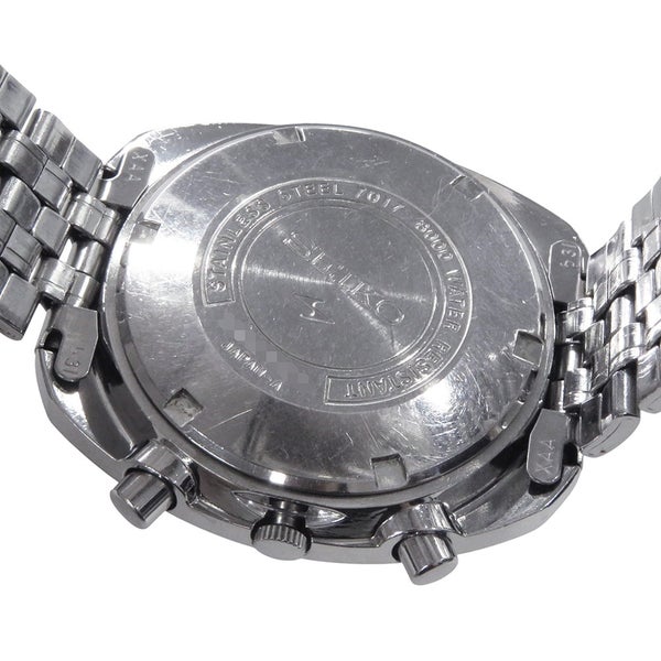 セイコー 5スポーツ スピードタイマー 7017-8000 SEIKO 腕時計 ネイビー文字盤 ヴィンテージ