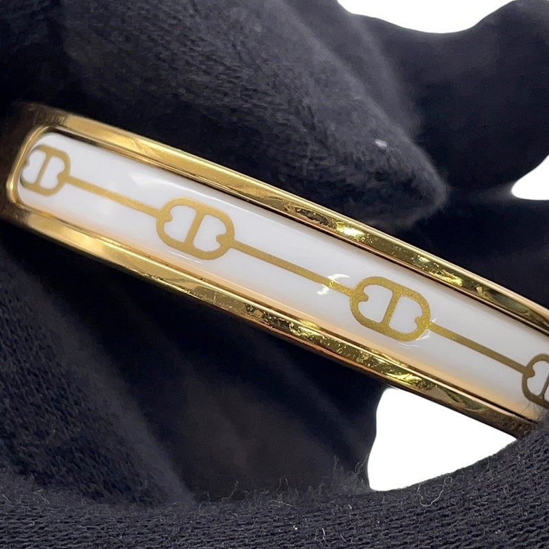 エルメス ブレスレット シェーヌダンクル ミニクリック PM ホワイト/ゴールド金具 HERMES アクセサリー 白
