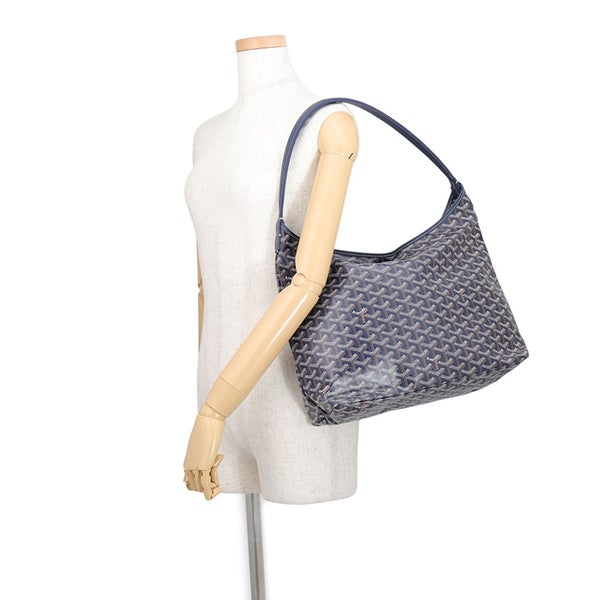 ゴヤール ショルダーバッグ ボエム ホーボーバッグPM PVC/レザー BOHEMEPMLTY12CL12P GOYARD ポーチ付き