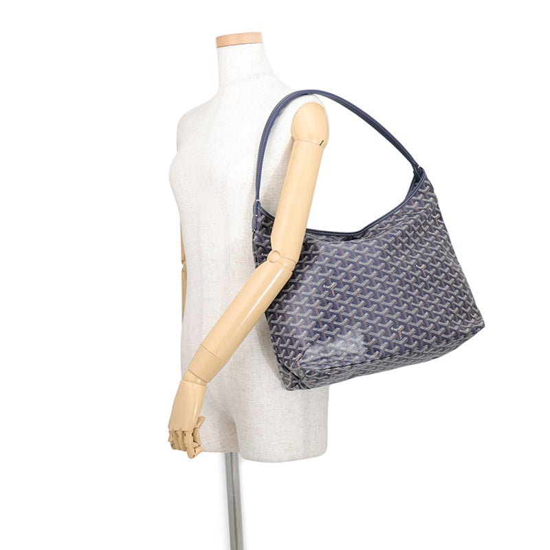 ゴヤール ショルダーバッグ ボエム ホーボーバッグPM PVC/レザー BOHEMEPMLTY12CL12P GOYARD ポーチ付き
