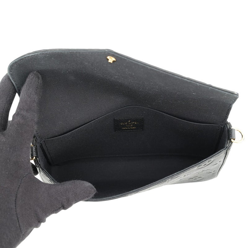 ルイヴィトン チェーンウォレット モノグラム・アンプラント ポシェット・フェリシー M82477 LOUIS VUITTON ブラック 黒