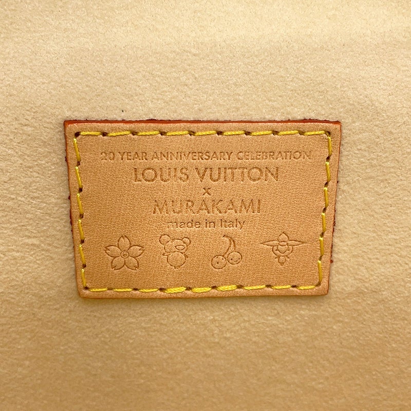 ルイヴィトン ハンドバッグ モノグラム・マルチカラー LV×TM ヴァニティ・チェーン ポーチ M13662 村上隆 白