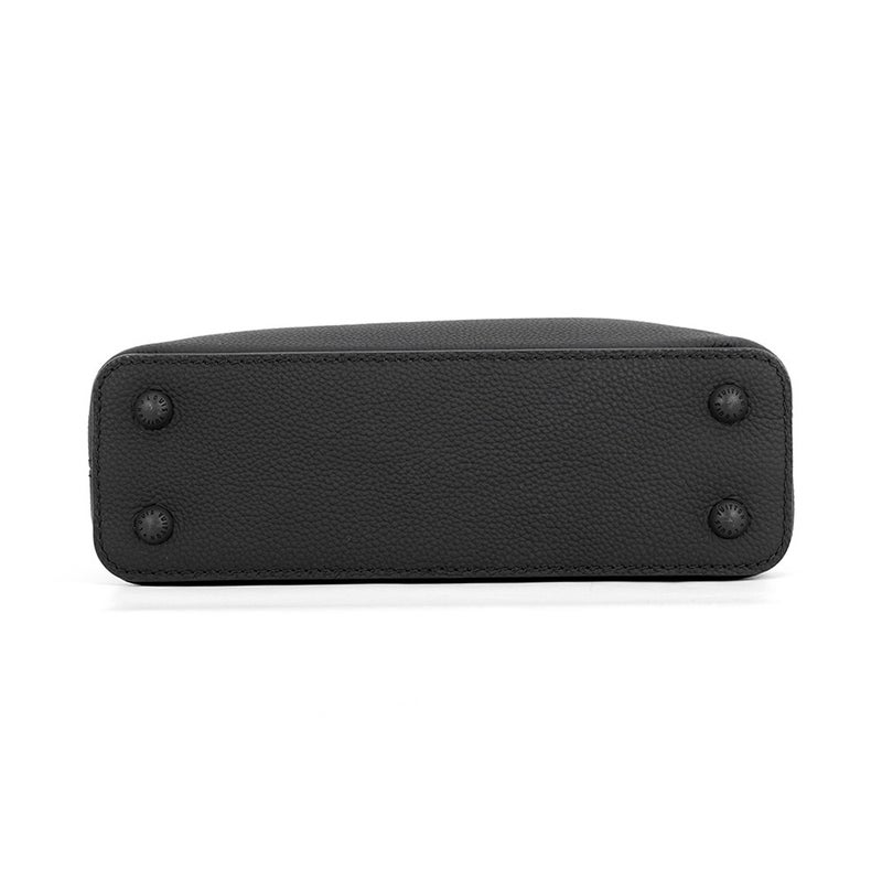 ルイヴィトン ハンドバッグ マットカーフレザー カプシーヌ EW MINI M23955 ヴィトン バッグ 2way ショルダーバッグ 黒