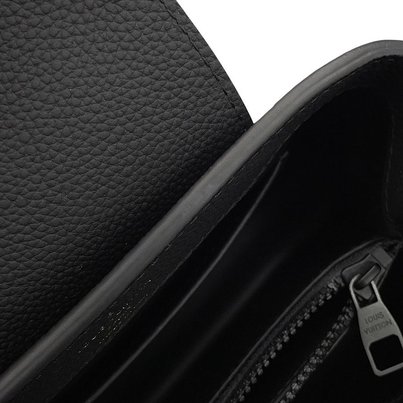 ルイヴィトン ハンドバッグ マットカーフレザー カプシーヌ EW MINI M23955 ヴィトン バッグ 2way ショルダーバッグ 黒