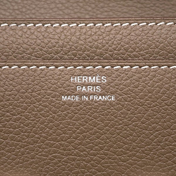 エルメス 長財布 コンスタンス トゥーゴー ロング エトゥープ/シルバー金具 エバーカラー K刻印 財布