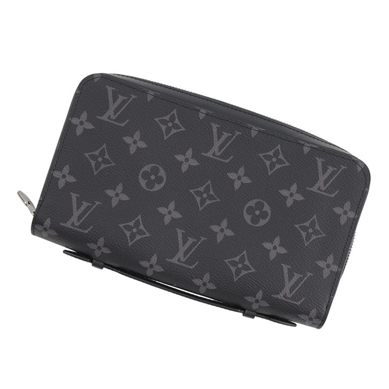 ルイヴィトン 長財布 モノグラム・エクリプス ジッピーXL M61698 LOUIS VUITTON 財布 メンズ 黒 ブラック 新型金具