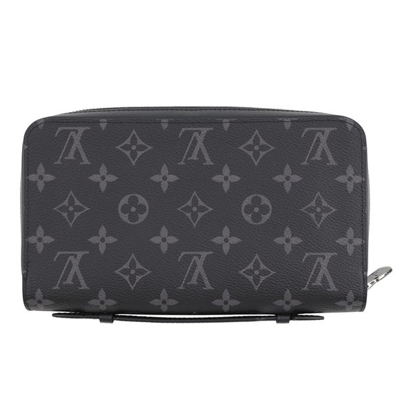 ルイヴィトン 長財布 モノグラム・エクリプス ジッピーXL M61698 LOUIS VUITTON 財布 メンズ 黒 ブラック 新型金具