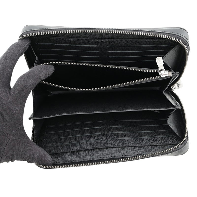 ルイヴィトン 長財布 モノグラム・エクリプス ジッピーXL M61698 LOUIS VUITTON 財布 メンズ 黒 ブラック 新型金具