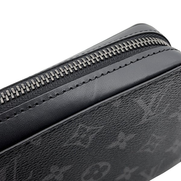 ルイヴィトン 長財布 モノグラム・エクリプス ジッピーXL M61698 LOUIS VUITTON 財布 メンズ 黒 ブラック 新型金具