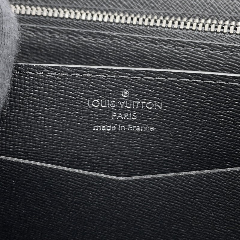 ルイヴィトン 長財布 モノグラム・エクリプス ジッピーXL M61698 LOUIS VUITTON 財布 メンズ 黒 ブラック 新型金具
