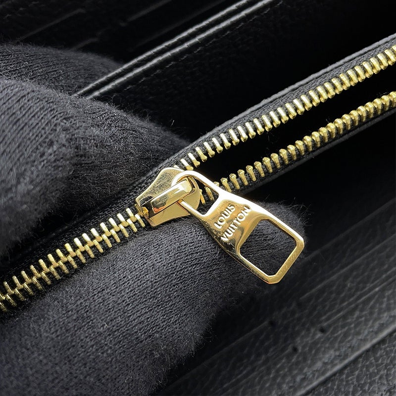 ルイヴィトン 長財布 モノグラム・アンプラント ジッピー・ウォレット M61864 LOUIS VUITTON 財布 黒 ブラック