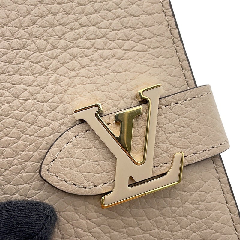 ルイヴィトン 二つ折り財布 トリヨンレザー LV ヴェルティカル ウォレット コンパクト M82198 LOUIS VUITTON 財布