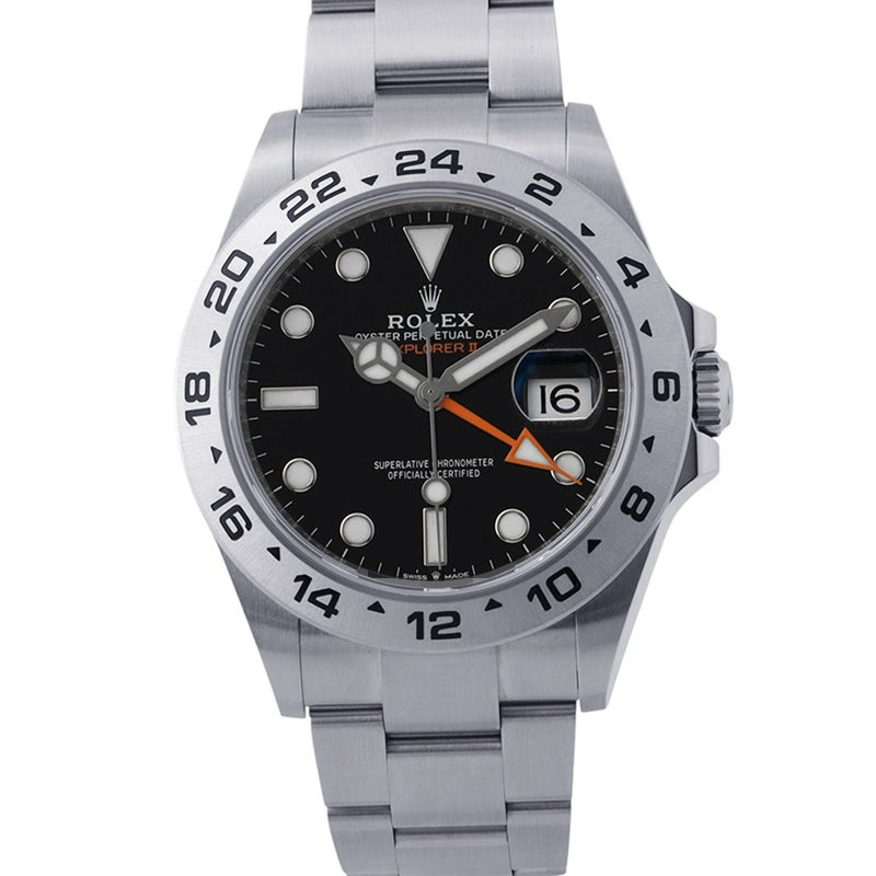 ロレックス エクスプローラー2 ランダムシリアル ルーレット 226570 ROLEX 腕時計 黒文字盤