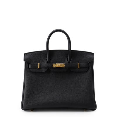 Hermès Birkin 25 Black Togo Gold