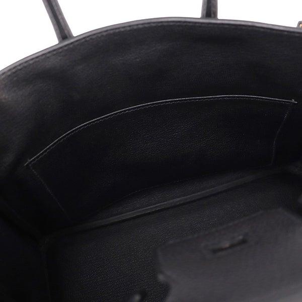 エルメス バーキン25 ブラック/ゴールド金具 トゴ G刻印 HERMES Birkin ハンドバッグ 黒