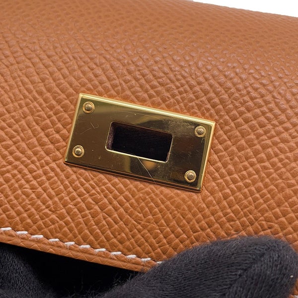 エルメス ケリーウォレット ロング トゥーゴーゴールド/ゴールド金具 エプソン K刻印 財布