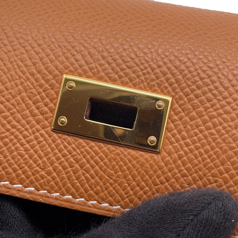エルメス ケリーウォレット ロング トゥーゴーゴールド/ゴールド金具 エプソン K刻印 財布