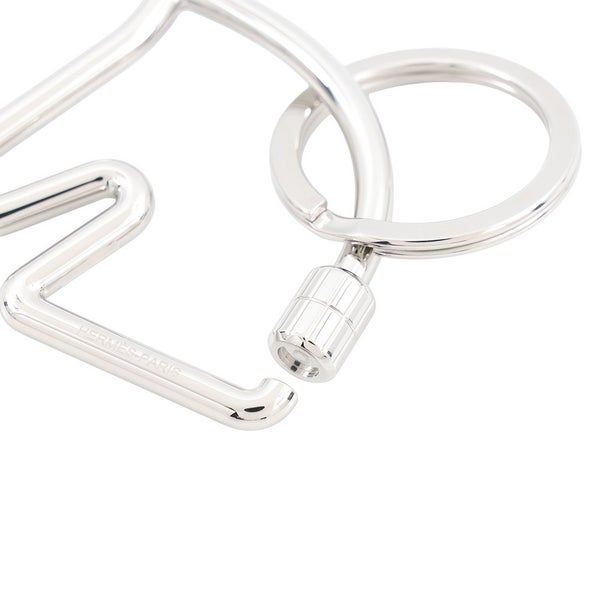 エルメス キーホルダー シュバル Cheval シルバー金具 HERMES キーリング