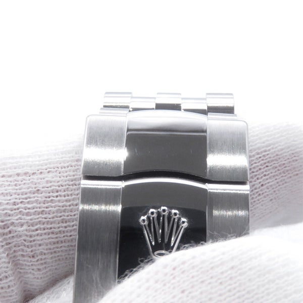 ロレックス デイトジャスト41 SS/K18WG ランダムシリアル ルーレット 126334 ROLEX 腕時計 ブライトブルー文字盤
