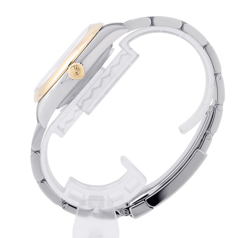 ロレックス オイスターパーペチュアル SS/K18YG ランダムシリアル ルーレット 126003 ROLEX 腕時計 スレート文字盤