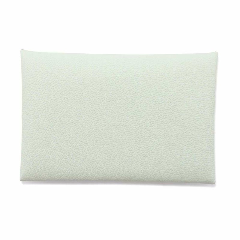 エルメス カードケース カルヴィ ヴェルソ ヴェールフィズ/ブルーゼフィール シェブルミゾル W刻印