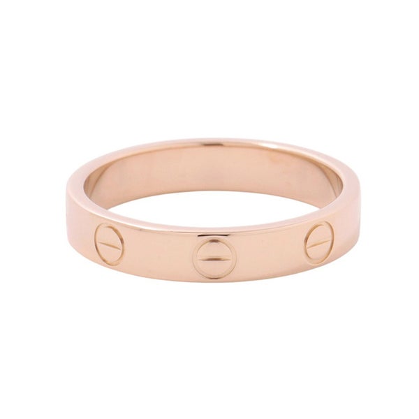 カルティエ リング ミニ ラブリング K18PGピンクゴールド スモールモデル SM リングサイズ53 B4085200 Cartier 指輪