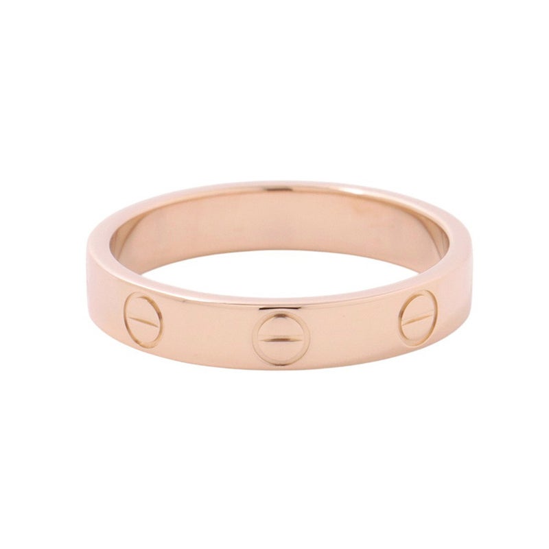 カルティエ リング ミニ ラブリング K18PGピンクゴールド スモールモデル SM リングサイズ53 B4085200 Cartier 指輪