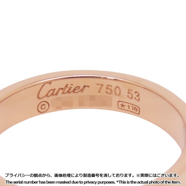 カルティエ リング ミニ ラブリング K18PGピンクゴールド スモールモデル SM リングサイズ53 B4085200 Cartier 指輪