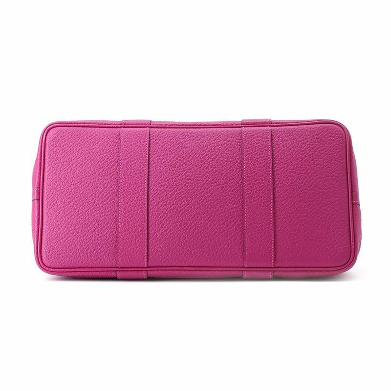 エルメス トートバッグ ガーデンパーティPM ローズパープル/シルバー金具 カントリー D刻印