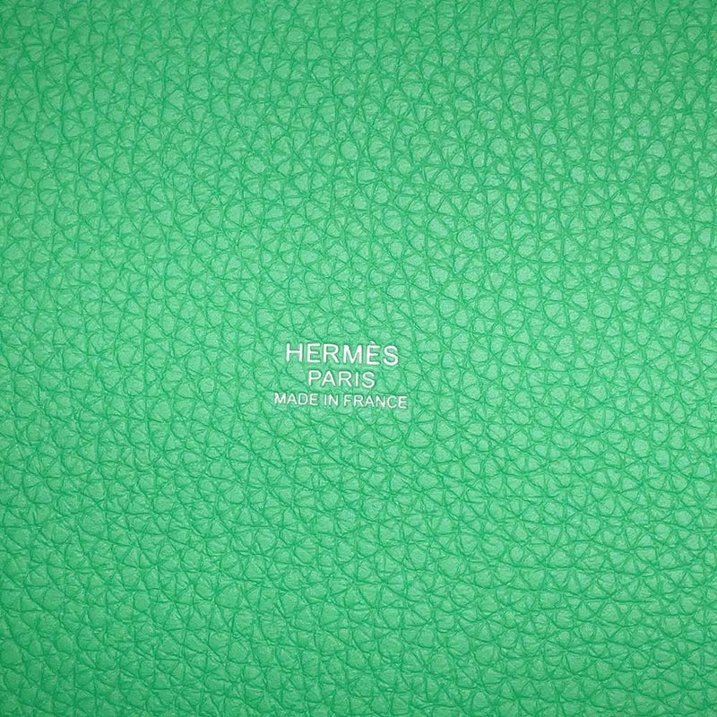 エルメス ハンドバッグ ピコタンロックPM ヴェールコミック/シルバー金具 トリヨンクレマンス B刻印