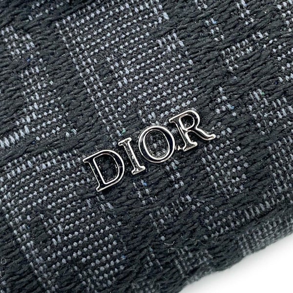 クリスチャン・ディオール 長財布 オブリーク サドル ロングウォレット ジャカード 2ADBC321YKS Christian Dior 黒 トロッター