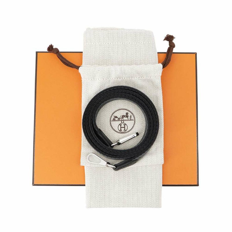 エルメス エブリンTPM アマゾンサングル コルダージュ ブラック/グリミスティ/シルバー金具 トリヨンクレマンス K刻印 黒