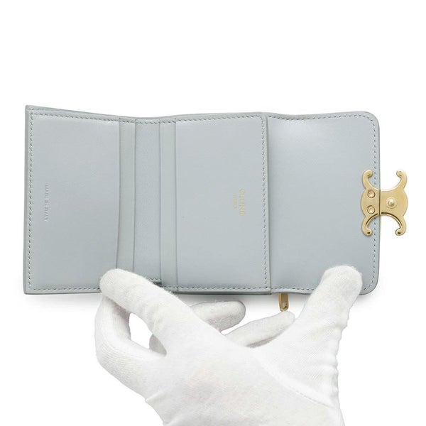 セリーヌ 二つ折り財布 トリオンフ コンパクトウォレット コインケース付 10I653 CELINE 財布