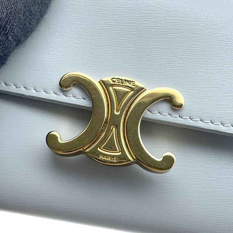 セリーヌ 二つ折り財布 トリオンフ コンパクトウォレット コインケース付 10I653 CELINE 財布