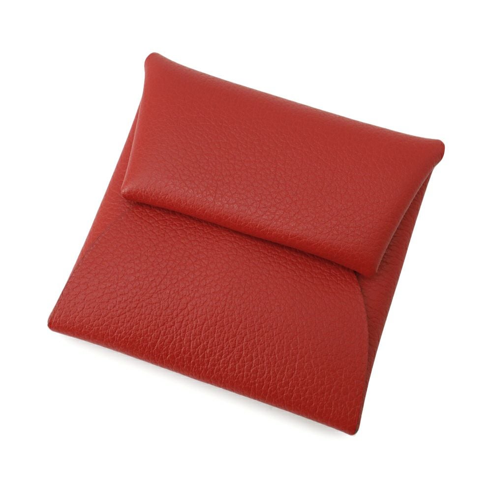 HERMES エルメス ケース バスティア T刻印 レザー ケース 小銭入れ オフホワイト系【中古】 HERMES - エルメス バスティア GM コインケース 小銭入れ 財布 ヴォー