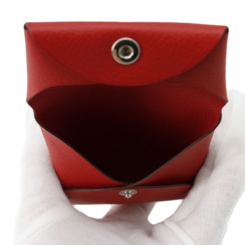 エルメス コインケース バスティア ルージュラデュー エバーカラー W刻印 HERMES 財布